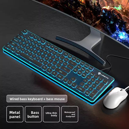 Wired silent keyboard