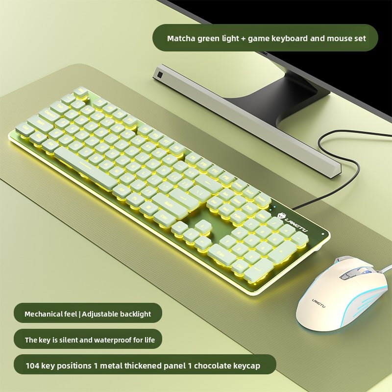 Wired silent keyboard