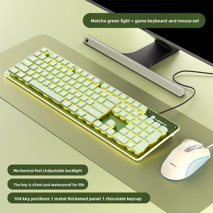 Wired silent keyboard
