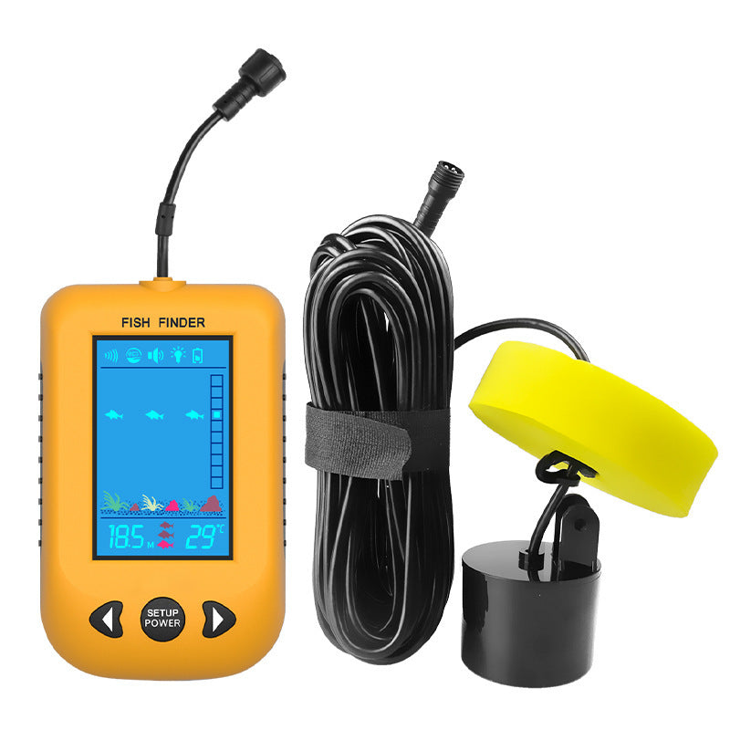 Wired Sonar Fish Detector with Color Display