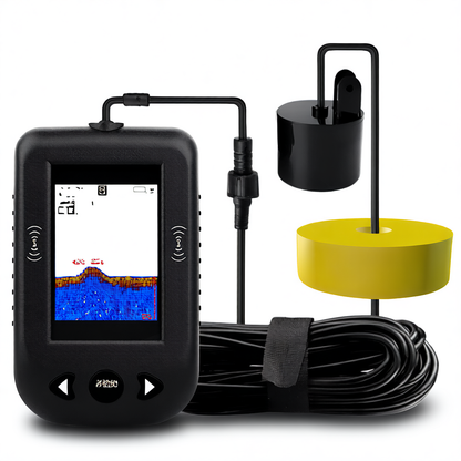 Wired Sonar Fish Detector with Color Display