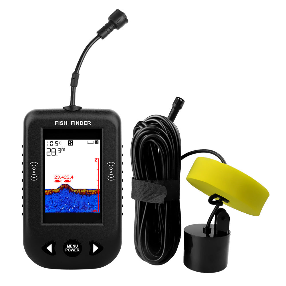 Wired Sonar Fish Detector with Color Display