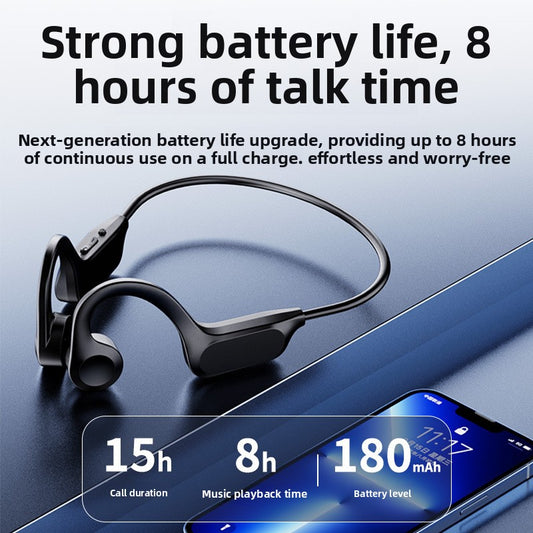 Wireless Air Conduction Sports Headphones with Digital Display