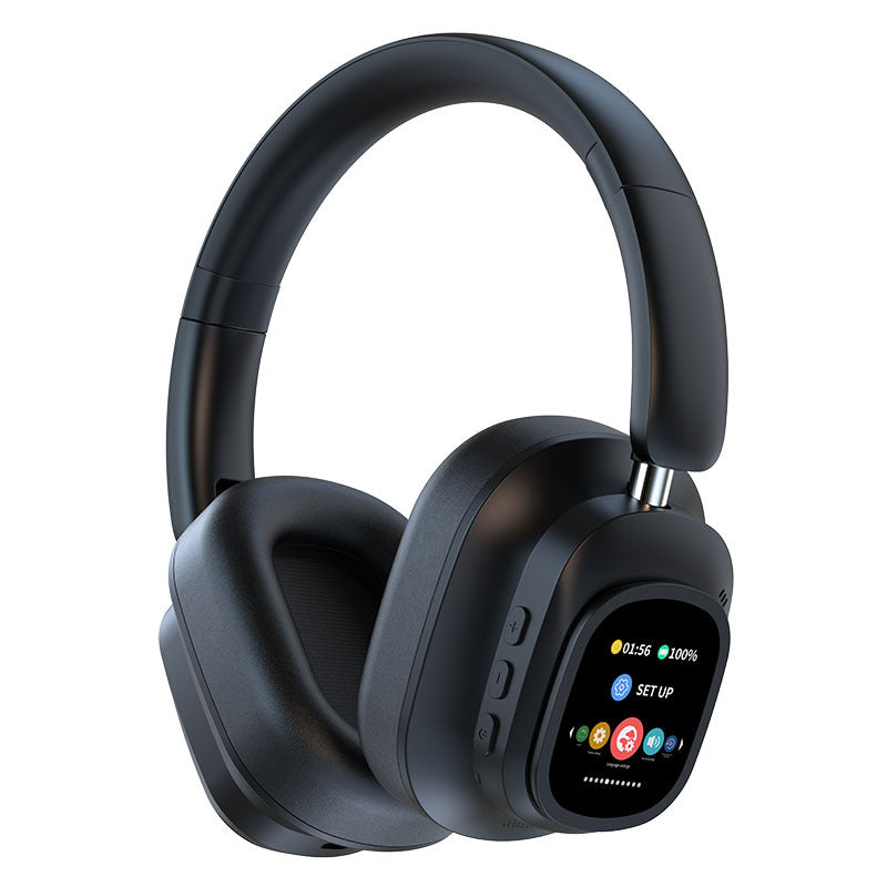 Wireless ANC Headphones with Touch Screen