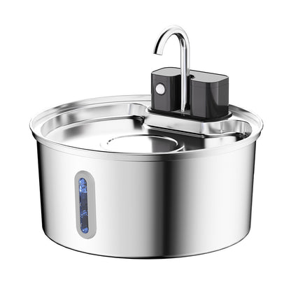 Wireless Automatic Pet Water Dispenser Stainless Steel