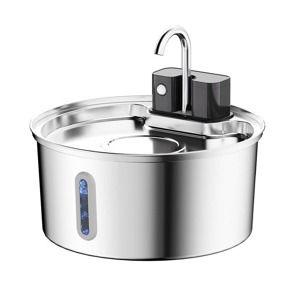 Wireless Automatic Pet Water Dispenser Stainless Steel