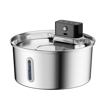 Wireless Automatic Pet Water Dispenser Stainless Steel