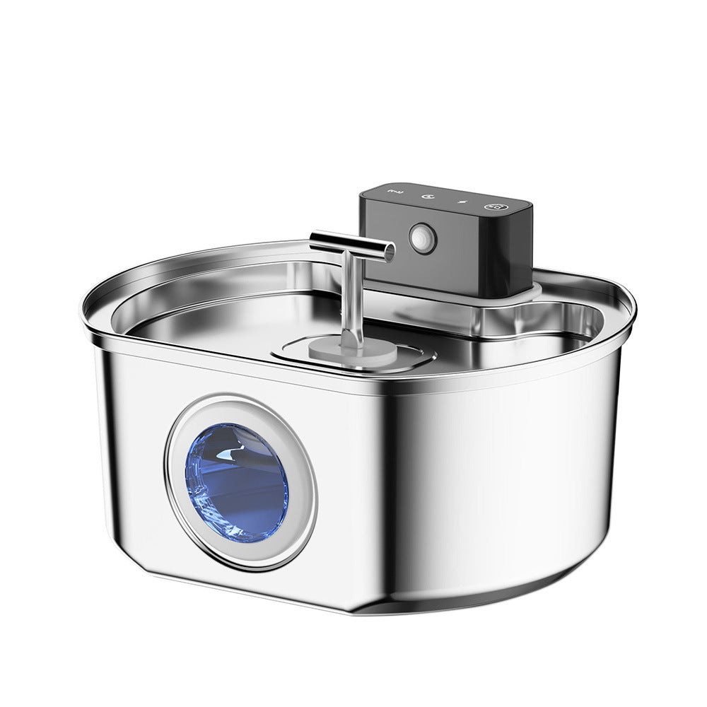Wireless Automatic Pet Water Dispenser Stainless Steel