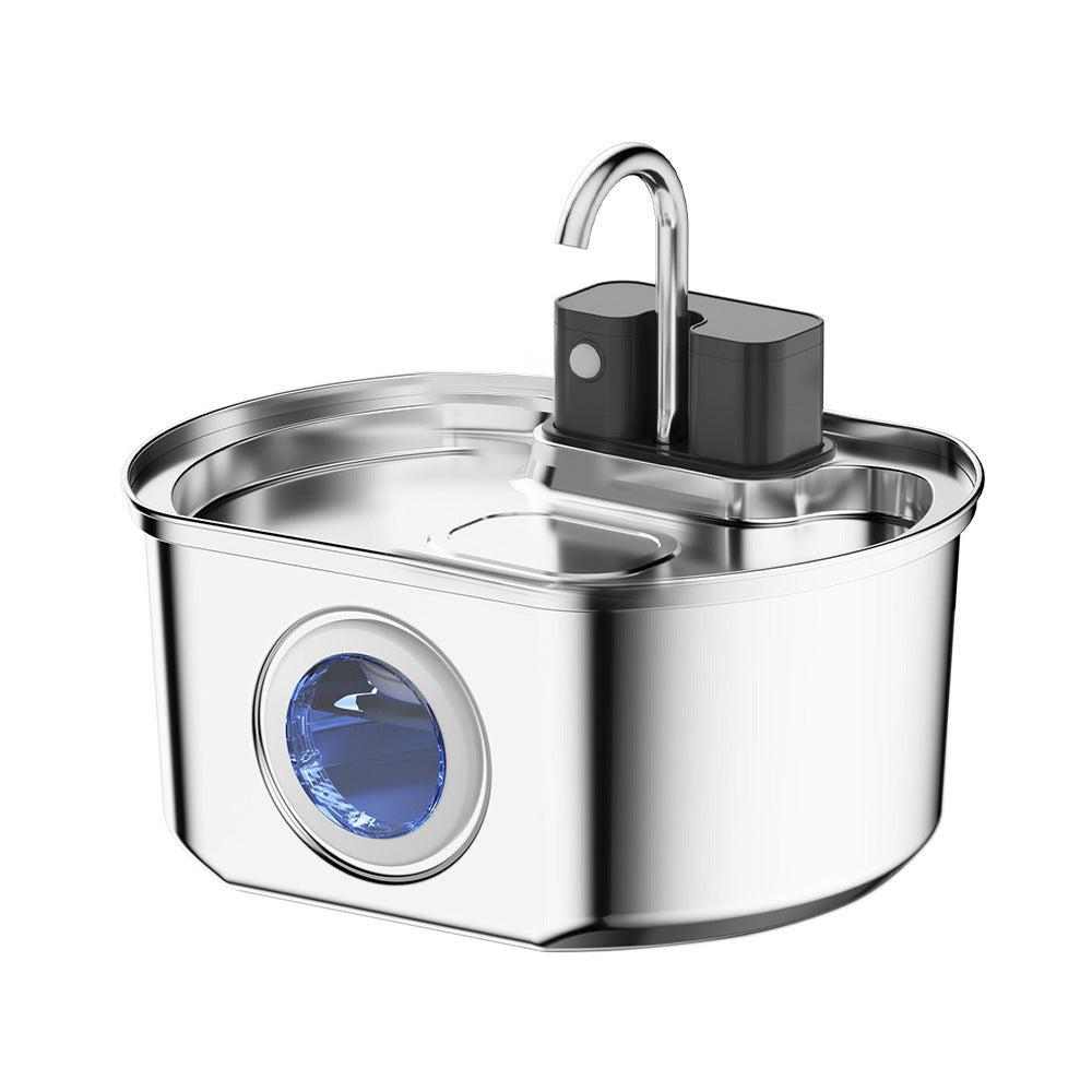 Wireless Automatic Pet Water Dispenser Stainless Steel