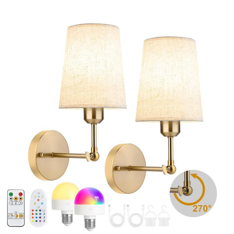 Wireless Battery Powered Wall Lamp