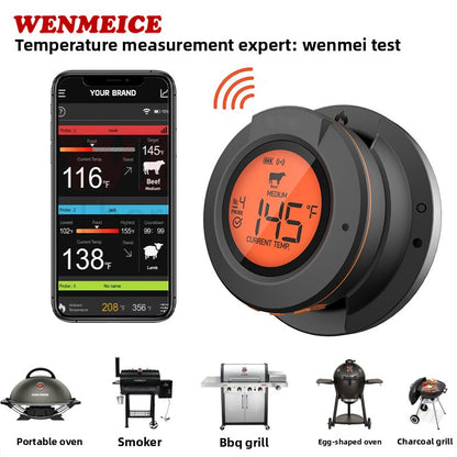 Wireless BBQ Thermometer with Dual Probe