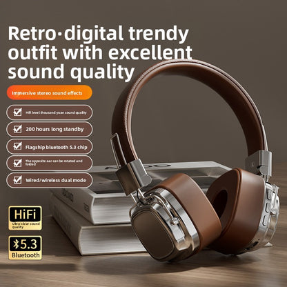 Wireless Bluetooth 5.3 Stereo Headset with Bass Sound