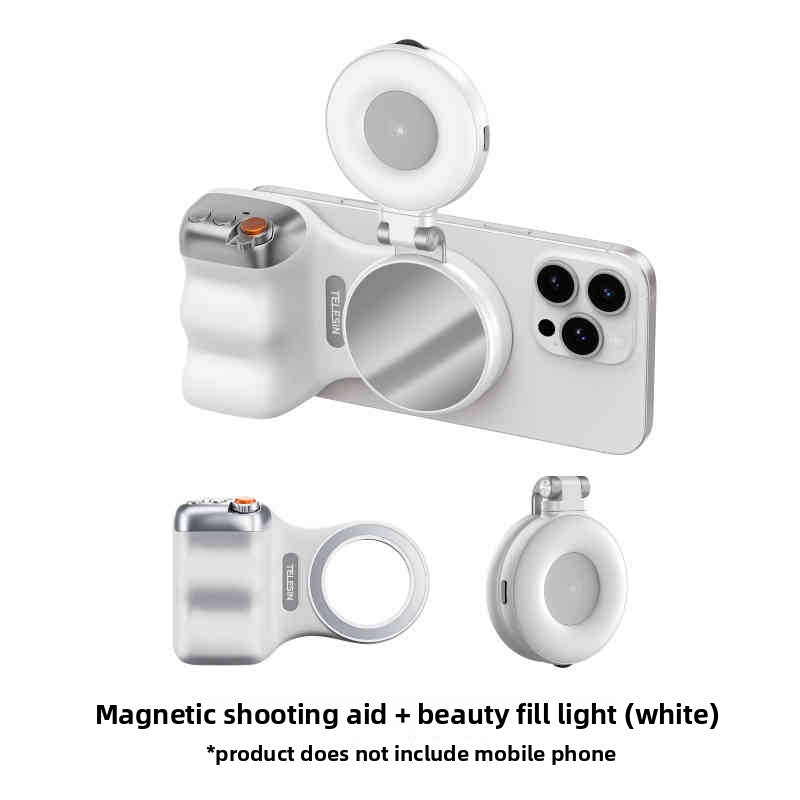 Wireless Bluetooth Camera Handle with Fill Light