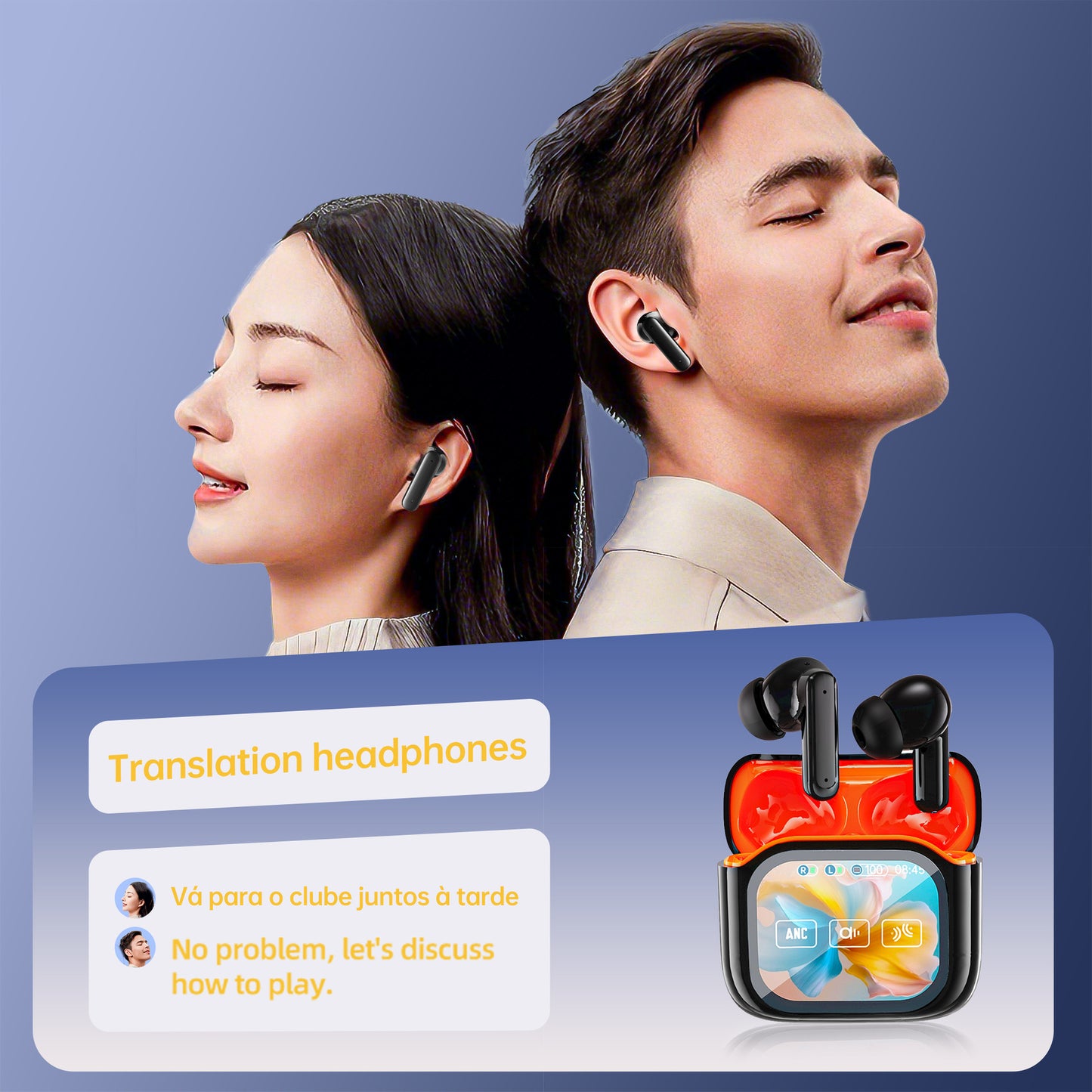 wireless Bluetooth earphones