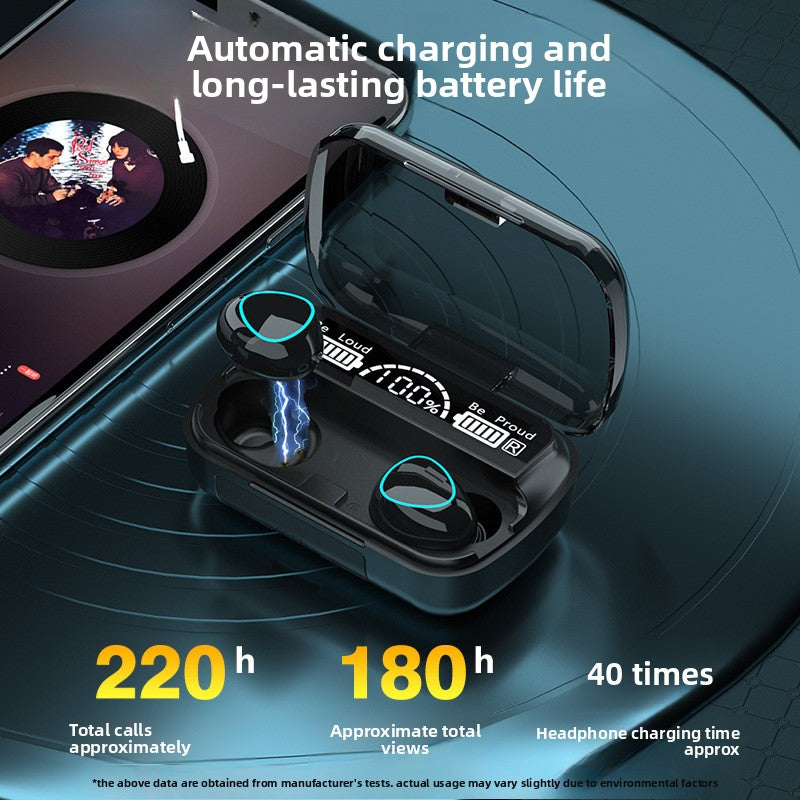 Wireless Bluetooth Earphones with LED Display
