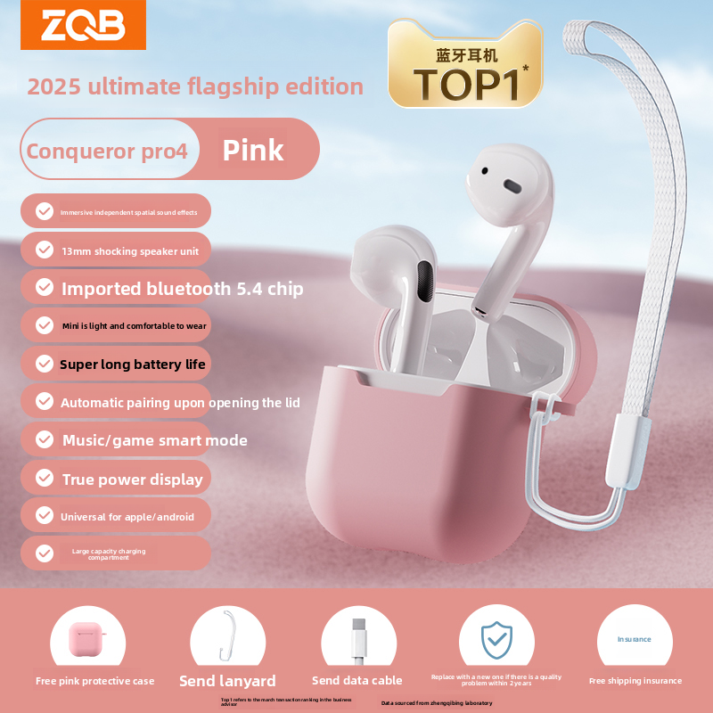 Wireless Bluetooth Earphones with Noise Cancellation
