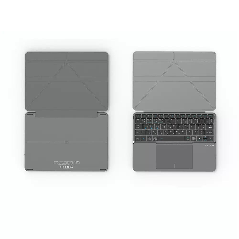 Wireless Bluetooth Folding Keyboard with Detachable Stand