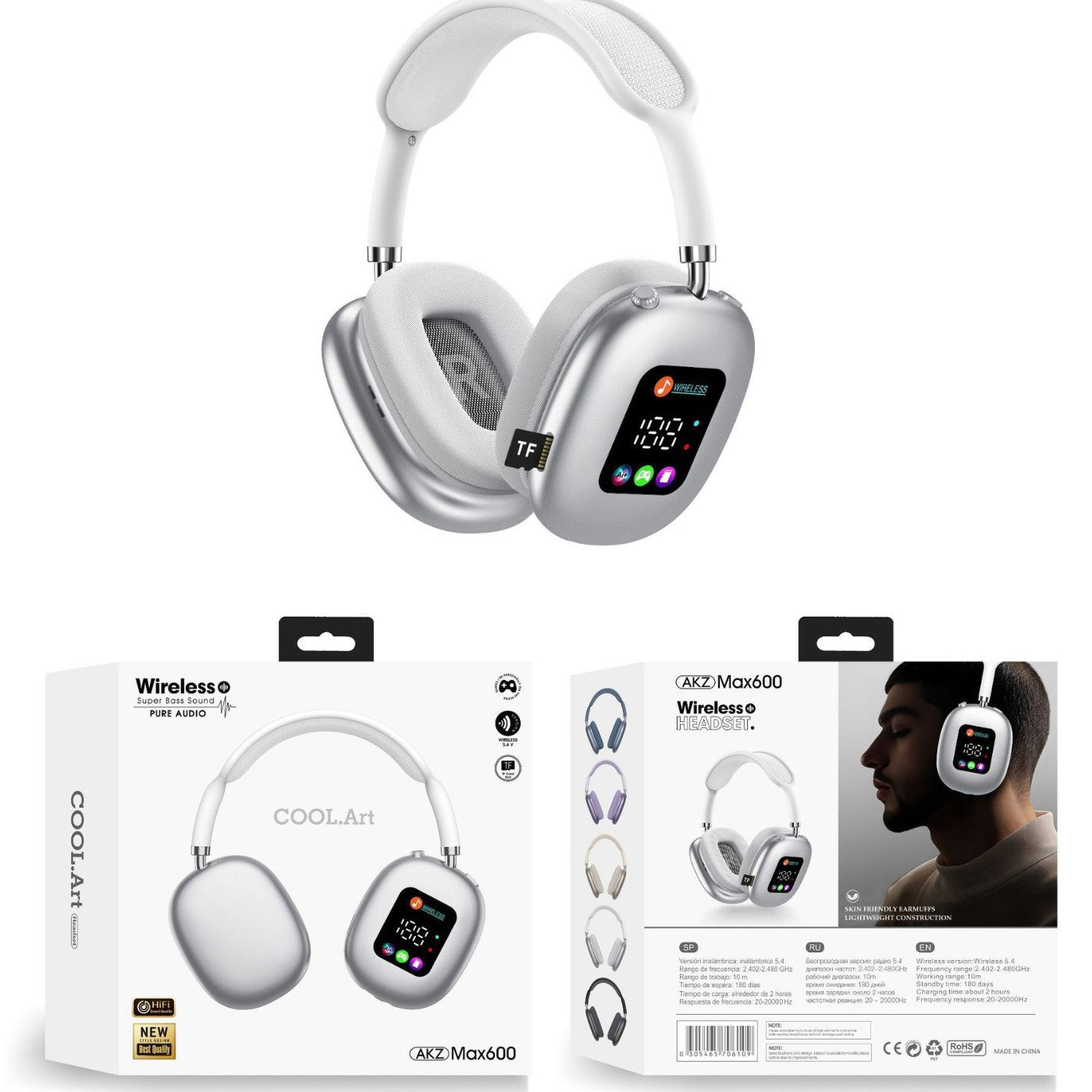 Wireless Bluetooth Headphones