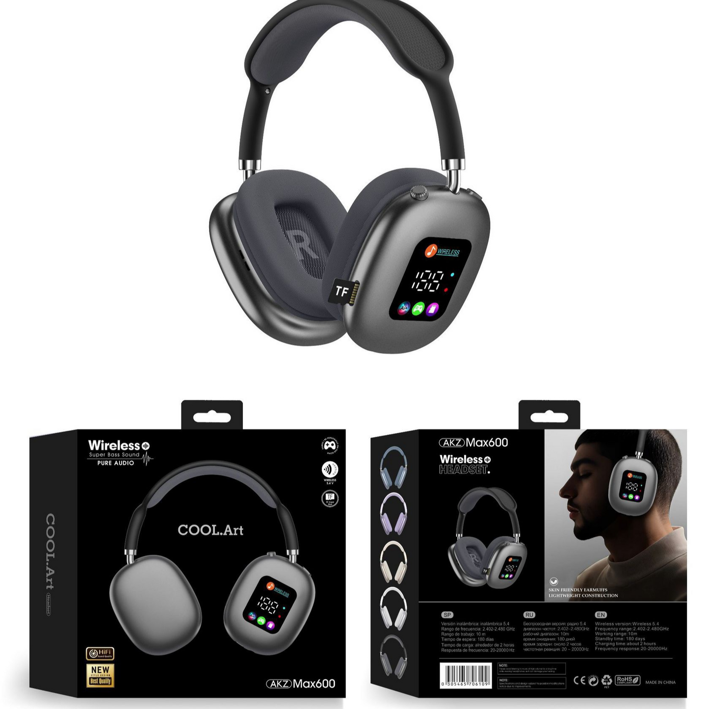 Wireless Bluetooth Headphones