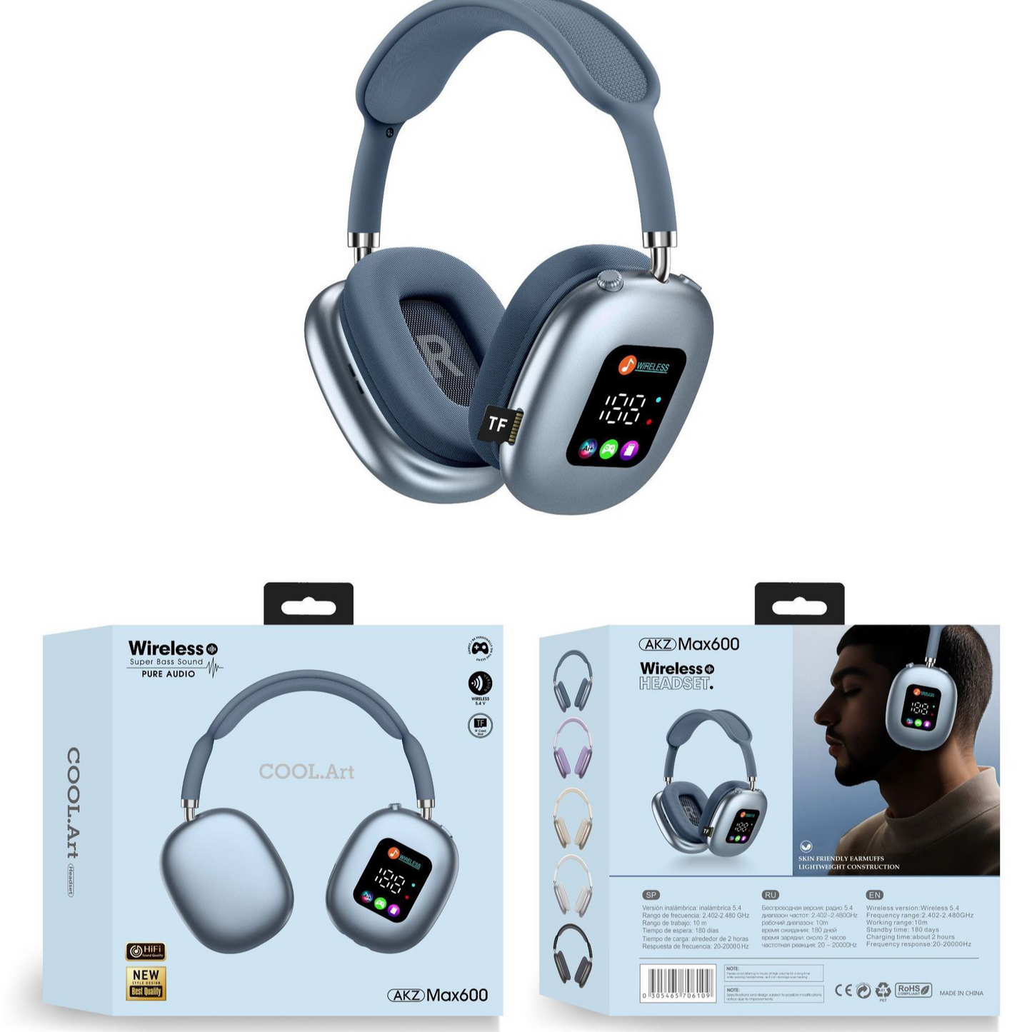 Wireless Bluetooth Headphones