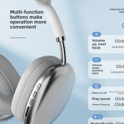 Wireless Bluetooth Headphones with Long Battery Life