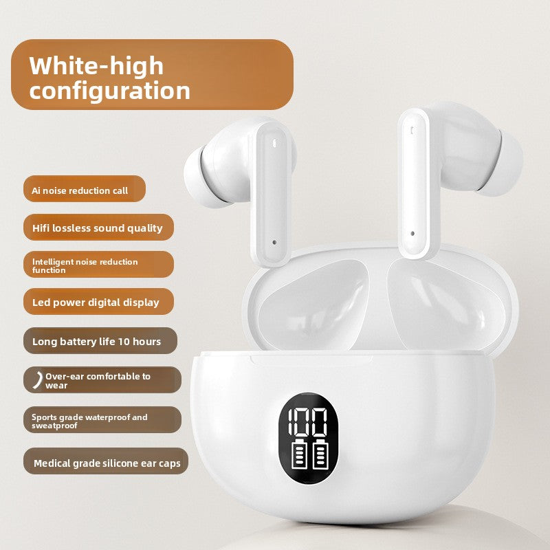 Wireless Bluetooth Headset Noise Cancelling Sports Earphones