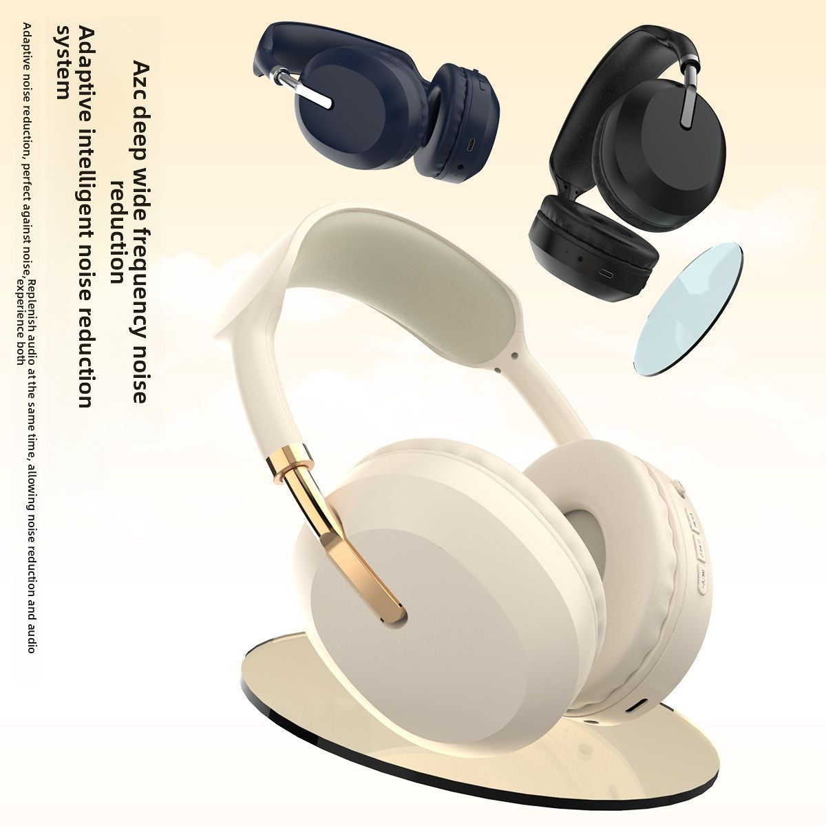 Wireless Bluetooth Headset with Active Noise Cancellation