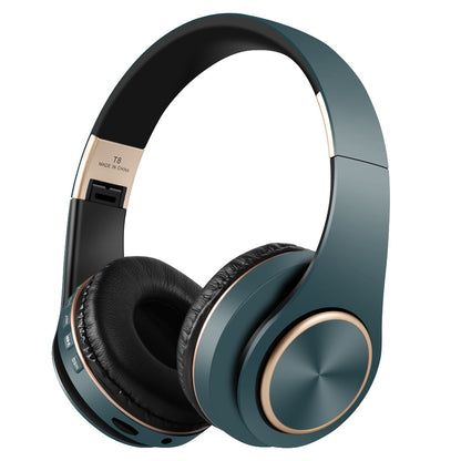 Wireless Bluetooth Headset with Stereo Sound and Voice Control