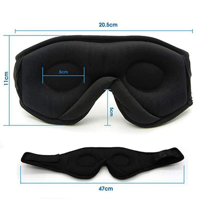 Wireless Bluetooth Music Eye Mask with Stereo Sound and Light Blocking