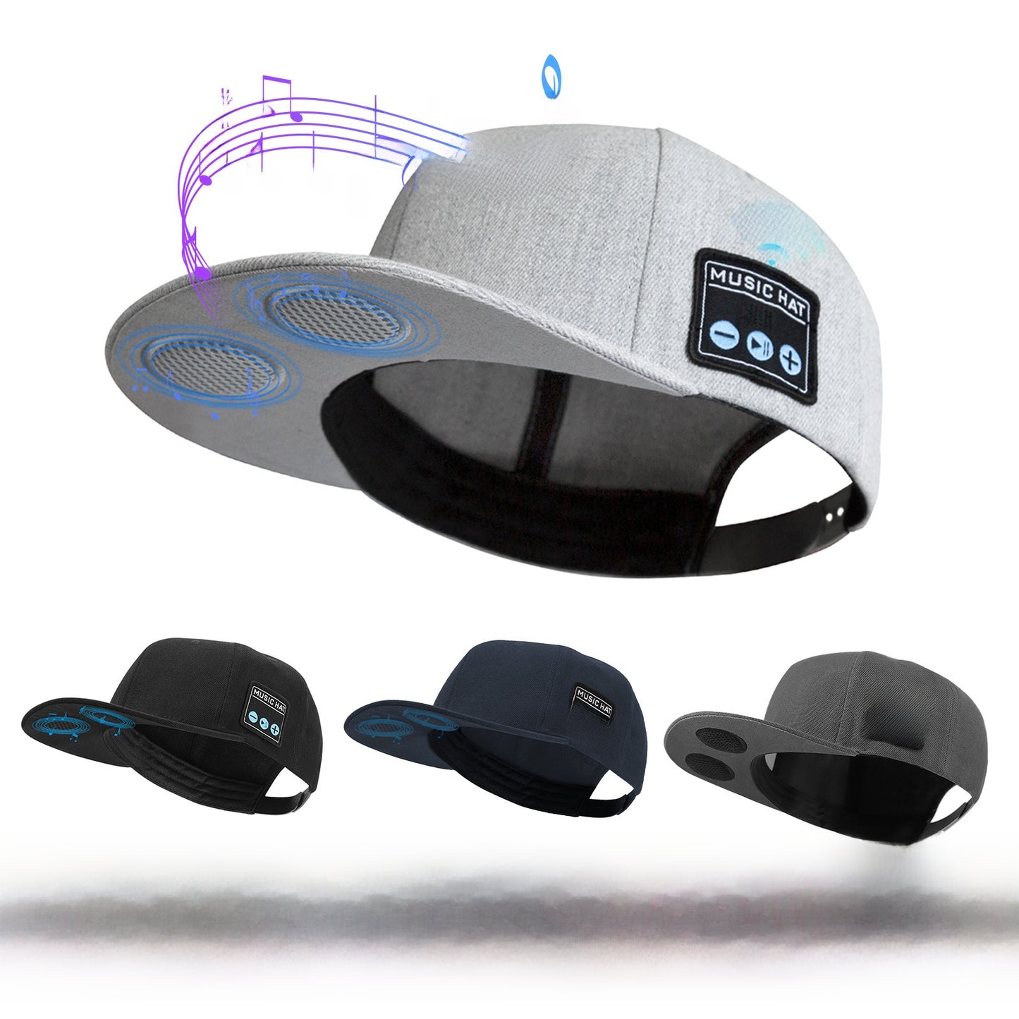 Wireless Bluetooth speaker cap, unisex