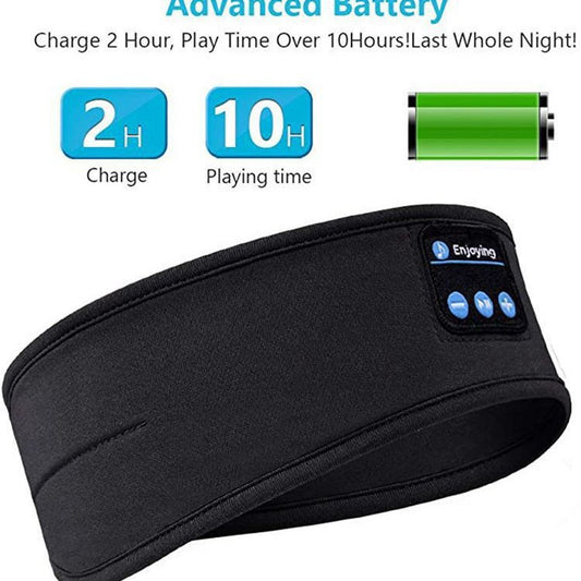 Wireless Bluetooth Sports Headband with Stereo Sound