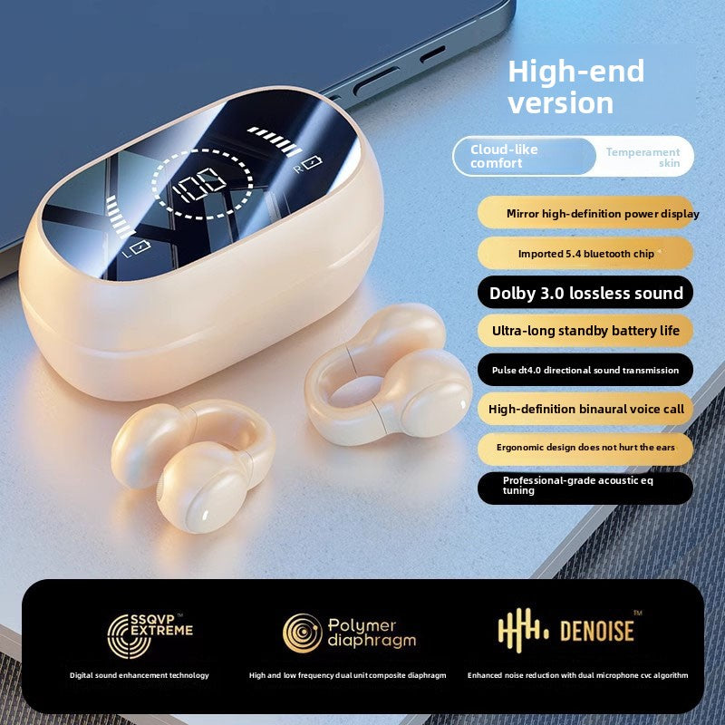 Wireless Bone Conduction Bluetooth Headset