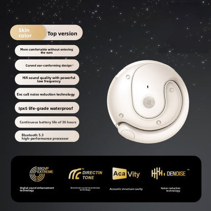 Wireless Bone Conduction Bluetooth Headset with AI Translation