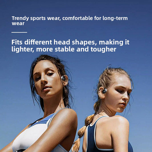 Wireless Bone Conduction Bluetooth Headset with AI Translation
