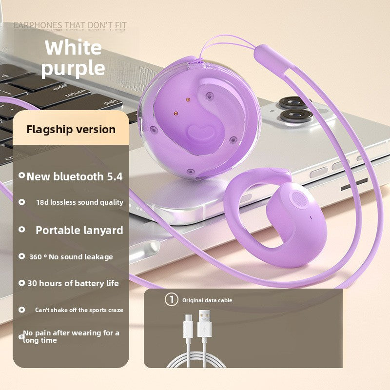 Wireless Bone Conduction Bluetooth Headset with AI Translation