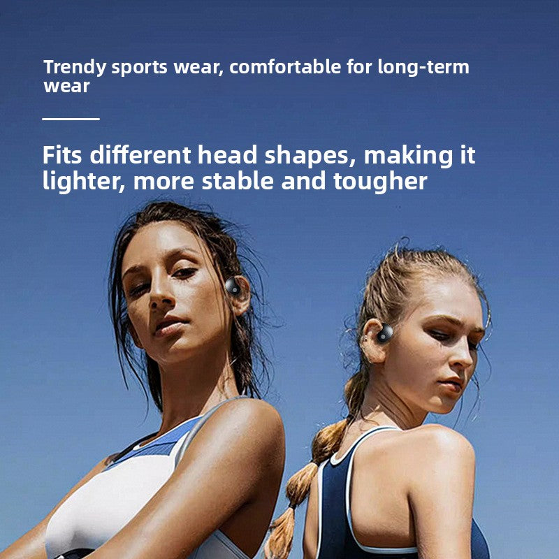 Wireless Bone Conduction Sports Headset with AI Translation