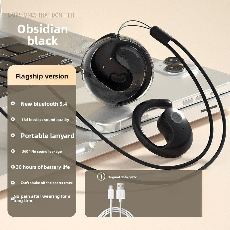 Wireless Bone Conduction Sports Headset with AI Translation