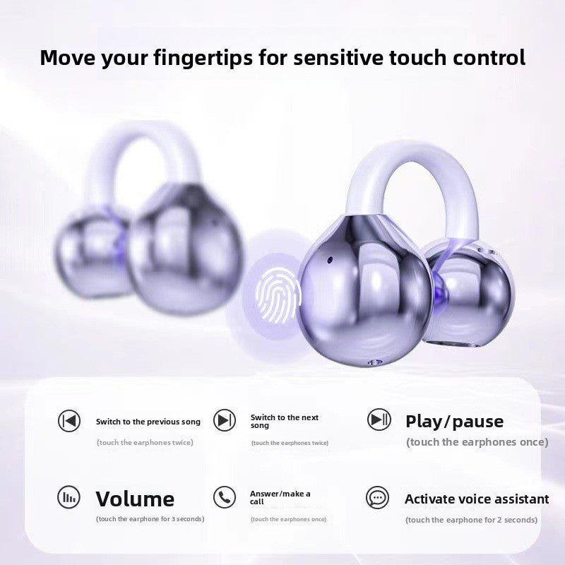Wireless Bone Conduction Sports Headset with ENC Noise Reduction