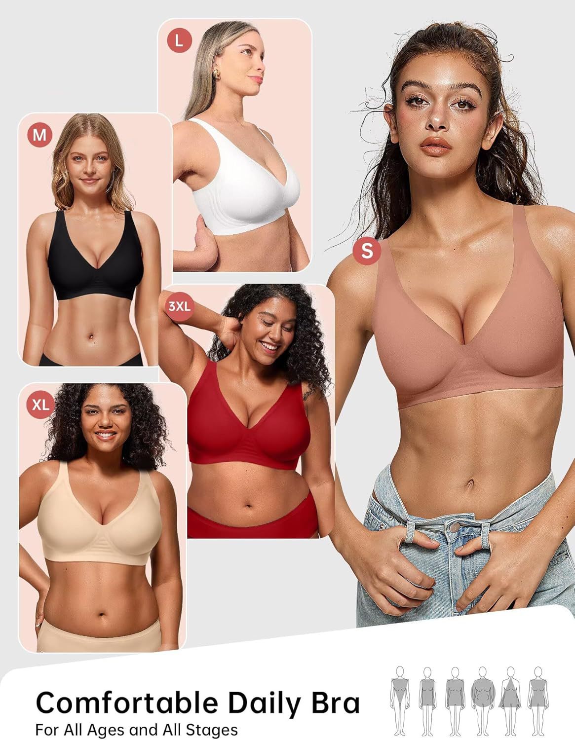 Wireless bra