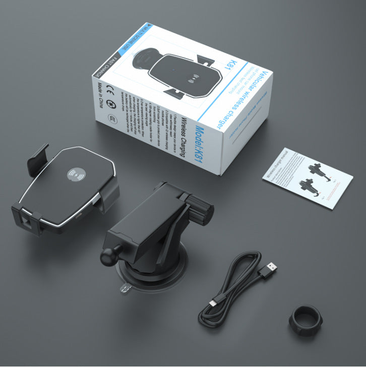 Wireless Car Charger with Magnetic Suction Cup