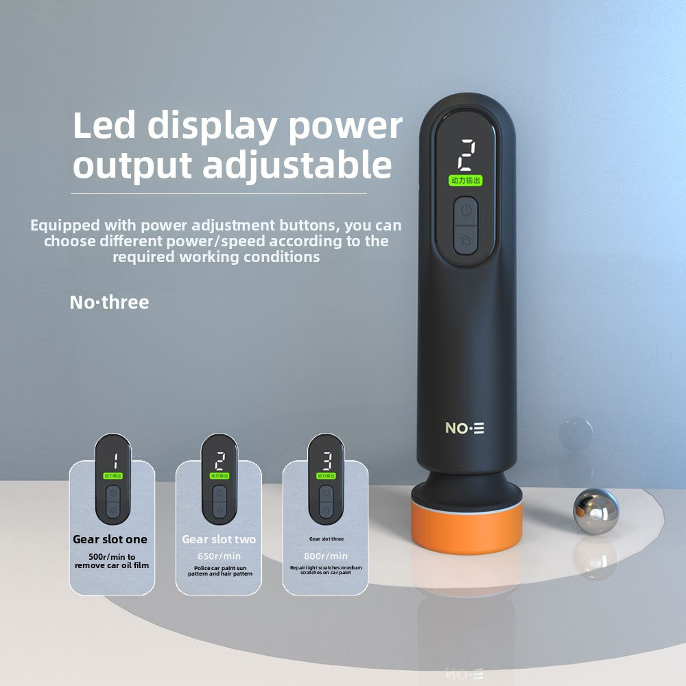 Wireless Car Polisher with Adjustable Speed