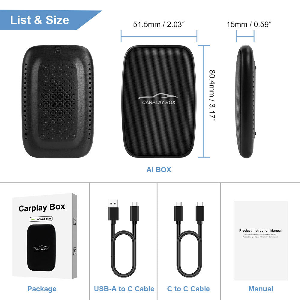 Wireless Carplay Android Auto Adapter