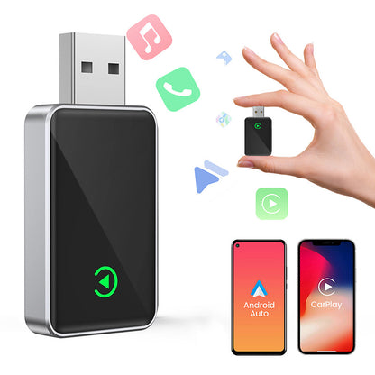 Wireless CarPlay Android Auto Adapter USB Dongle