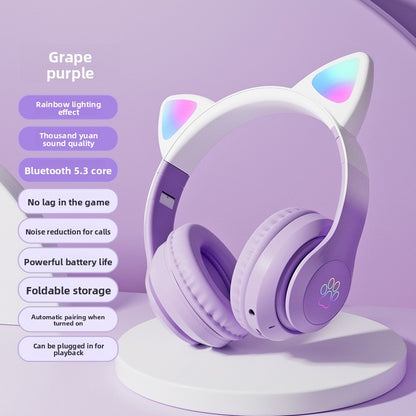 Wireless Cat Ear Bluetooth Headset