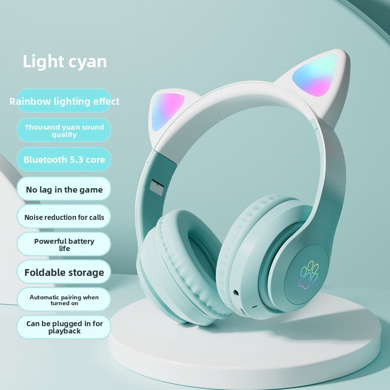 Wireless Cat Ear Bluetooth Headset