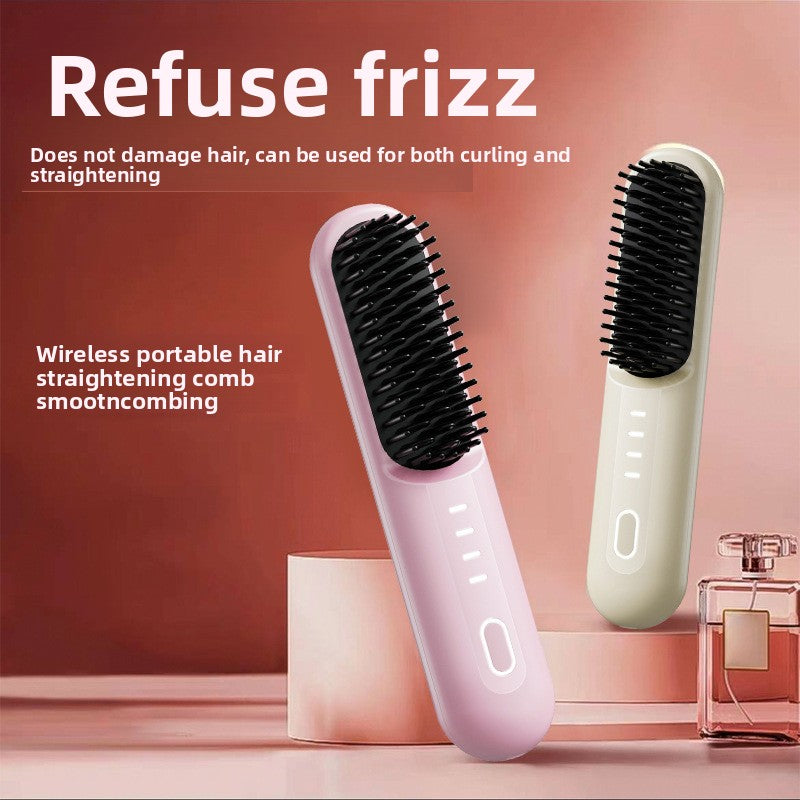 Wireless Ceramic Hair Straightener and Curler