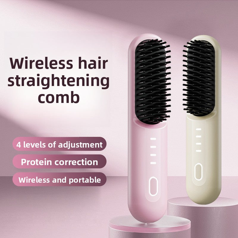 Wireless Ceramic Hair Straightener and Curler