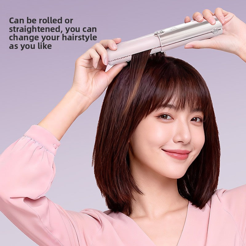 Wireless Ceramic Hair Straightener and Curler