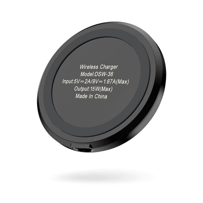 Wireless Charger 15W Round Fast Charging for Phone Watch Headset