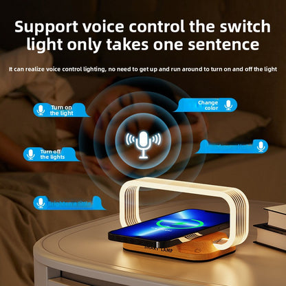 Wireless charging desk lamp